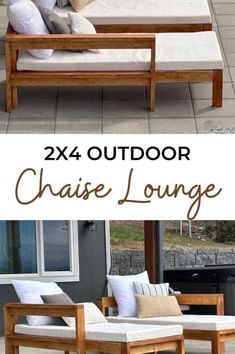 Rustic log lamp design Wood Chaise Lounge Outdoor, Diy Patio Lounge Furniture, Wooden Chaise Lounge Sofa, Diy Double Chaise Lounge Outdoor, Diy Outdoor Lounge Bed, Diy Patio Ottoman, Outdoor Pergola Furniture Ideas, Diy Outdoor Chaise Lounge, Diy Patio Lounge Chair