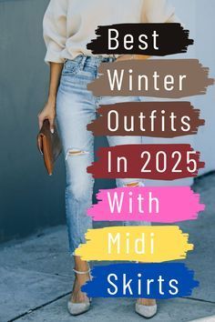 Winter Styles For Women, Floral Maxi Skirt Outfit, Midi Skirt Outfit Winter, 10 Winter Outfits, Midi Skirt Winter, Leopard Outfit, Skirts Winter, Skirts Ideas, Winter Style Guide