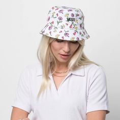 For an easy-wearing accessory that uplifts any outfit, look no further than the Hankley Bucket Hat. Made with cotton and featuring logo embroidery at the front, this sun-ready bucket hat brings a modern touch to a throwback look.Details: uplifts any outfit the Hankley Bucket Hat embroidery logo on front sun-ready bucket hat Vans style# Vn0a3illy0e1 White Cotton Summer Hat, White Cotton Bucket Hat For Vacation, Trendy Cotton Sun Hat With Flat Brim, Summer Cotton Hat For Day Out, Cotton Summer Hat For Day Out, Adjustable Casual Bucket Hat For Day Out, Casual Adjustable Bucket Hat For Day Out, White Cotton Bucket Hat One Size, Casual White Sun Hat For Day Out