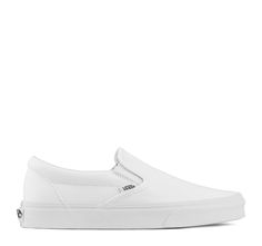 Vans Classic Slip-On Sneaker - On The EDGE White Vans Outfit, Vans Slip On Black, Vans Slides, Quinceanera Shoes, Slip On Vans, Vans Women, Vans Outfit, Slipon Sneakers, Vans White