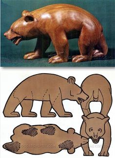 an animal model is shown next to another image with the same shape as it appears