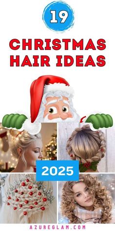 Tacky Hairstyles, Dyed Hair Trends, Black Hair Looks, Fun Braids, Christmas Hair Ideas, Christmas Hairstyles For Kids, Winter Hair Trends, Holiday Party Hair, Christmas Party Hairstyles