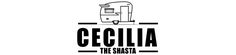 the logo for cecilia, the small motorhome that has been converted into a mobile home