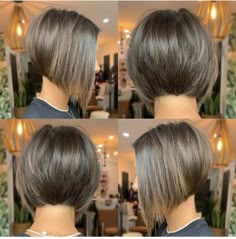 Kort Bob, Trendy Short Hairstyles, Angled Bob Haircuts, Angled Bob Hairstyles, Fine Curly Hair, Stacked Bob Hairstyles, Bob Haircut For Fine Hair, Bob Hairstyles For Fine Hair