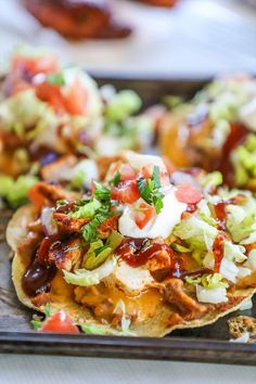 BBQ Chicken Tostadas · Easy Family Recipes