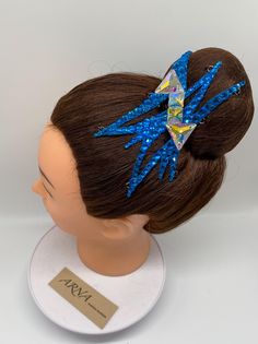 All hairpieces come in a variety of sizes and designs. Perfect finishing touch to your hairstyle. Hairpiece design for ballroom or latin dance, but also can be used for others occasions and different hairstyles, gymnastics, belly dance, broadway , theater,ice skating  All hairpieces has special loops for simple apply to your hair with pins. Rhinestones was glued on top of felt, this make piece stronger and keep using for long time.  Please feel free to contact me for custom order or any changes in design. Rhinestones color for hairpieces: Crystal- Crystal rhinestones  Crystal AB- Crystal AB rhinestones  Pink- Rose rhinestones  Yellow- Citrine rhinestones  Orange- Hyacinth rhinestones  Red- Light Siam rhinestones  Light Blue- Light Sapphire rhinestones  Turquoise- Capri Blue rhinestones  Bl Dance Headpieces, Hairstyles Gymnastics, Hair With Pins, Dance Hair, Rhinestone Headpiece, Turquoise Hair, Dance Hairstyles, Light Sapphire, Jewelry Turquoise