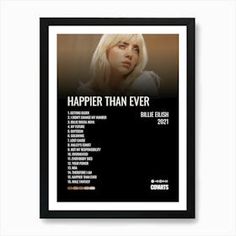 a black and white poster with the words, harper than ever written in front of it