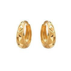 Hoop Earrings Gold Indian, Gold Bali Earrings Indian, Gold Bali, 22k Gold Earrings, Diamond Earrings Design, Bali Earrings, Free Stuff By Mail, Gold Work, Fine Jewellery Earrings