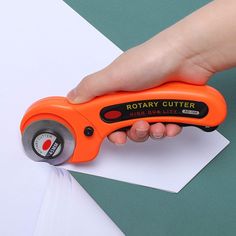 "【Sewing rotary cutter】This Rotary Cutter Blades 45mm Round Quilting Ergonomic Sewing Cutting Tool with Safety Lock for cutting fabric/paper/cloth/Leather,which is more convenient to use，It's prefect for Sewing and DIY working. 【Fabric cutter & Safety Design】 Equipped with a 45mm rotary cutter for easy replacement,this fabric cutting tool is sharp and durable . If the rotary quilters are not in use,the cutters can be withdraw to prevent the children hurt by it. 【High quality & ABS】ABS en Silk Chiffon Fabric, Leopard Print Fabric, Quilting Tools, Fabric Craft, Fabric Paper, Rubber Bands, Craft Tools, Quilting Fabric, Fabric Crafts