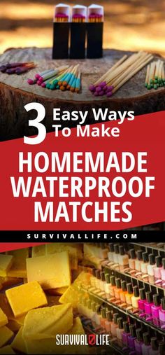 Survival Knowledge, Scout Crafts, Survival Ideas, Waterproof Matches, Dream Farm, Waterproofing Basement, Prepper Survival, Homestead Survival, Survival Life