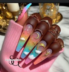 Longer Nails, Birthday Glam, Latest Nail Designs, Custom Nails, Aurora Nails, 2024 Nails, Art Deco Nails, Sassy Nails, Cute Toe Nails