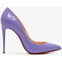 Christian Louboutin Purple Pigalle 100 Patent Leather Pumps ($620) ❤ liked on Polyvore featuring shoes, pumps, patent shoes, patent leather pumps, christian louboutin, purple shoes and christian louboutin shoes Lou Boutin, Lilac Heels, Heels Purple, Christian Louboutin Outfits, Purple Pumps, Christian Louboutin Boots, Purple Heels, Shoes Purple, Christian Louboutin Heels