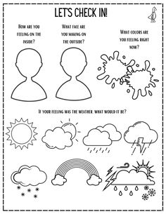 the weather worksheet for kids to learn how to write and draw it in