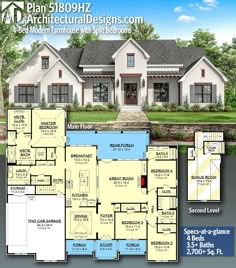 the floor plan for this house is very large and has lots of space to put in it