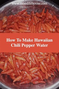 how to make hawaiian chili pepper water