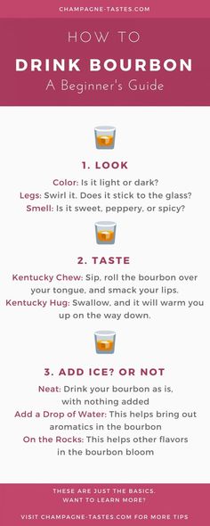 how to drink bourbon for beginner's guide with instructions on how to make it