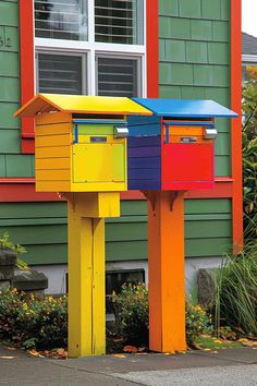 Unique Mailbox, Locking Mailbox, Diy Mailbox, Unique Mailboxes, Mailbox Ideas, Boost Curb Appeal