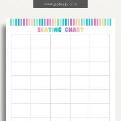 Classroom Seating Chart Printable Template – Digital Download for Organizing and Managing Student Seating Arrangements in the Classroom Seating Chart Classroom High School, Large Class Seating Arrangement, Seating Chart School Desk Arrangements, Seating Chart For Talkative Classroom, Blank Seating Chart Classroom, Seating Chart Classroom, Grouping Students, Classroom Seating, Classroom Layout