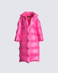 Jenny Shiny Oversized Puffer Snowy Outfits, Fuzzy Skirt, Pink Puffer Coat, Conservative Outfits, Oversized Puffer Jacket, Long Puffer Jacket, Oversized Puffer, Future Of Fashion, Jacket Fabric