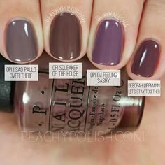 Winter 2018 Opi Squeaker Of The House, January Nail Colors 2023, Nail Polish Swatches, Opi Nails, Fancy Nails