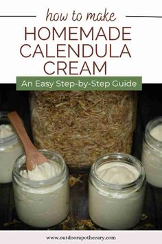 Diy Calendula Cream, Calendula Oil Uses, Diy Calendula Salve, Calendula Oil Recipes, Calendula Face Cream Diy, Calendula Soap Recipe, Calendula Cream Recipe, Calendula Body Butter, How To Make Calendula Salve