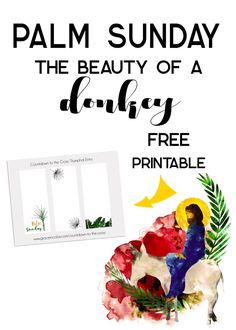 palm sunday the beauty of a daisy free printable