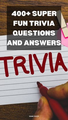 trivia questions and answers Fun Trivia Questions And Answers, Family Trivia Questions, Trivia Categories, Party Games For Ladies, Trivia Quiz Questions, Games For Ladies, Fun Trivia Questions