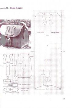 an instruction manual for making a purse