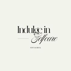 an old fashioned typeface with the words indulge in affone