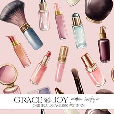 ✨ Welcome to the Grace & Joy Pattern Boutique! ✨ We are thrilled to present our latest digital download for commercial use - the intricate Watercolor Vintage Retro Makeup Seamless Pattern. This seamless pattern, beautifully designed, is available for instant print on demand. It takes inspiration from the old school glam and vintage beauty, making it perfect for adding a touch of elegance and nostalgia to any creative project. ⭐️⭐️⭐️ Why It's a Must-Have ⭐️⭐️⭐️ Sporting a rich watercolor design and retro makeup elements, this seamless pattern is your go-to for a multitude of commercial uses. Looking to elevate your web design with cosmetic art, embellish your scrap-booking pages with vintage beauty, produce stylish printed items with vanity decor, or infuse makeup brush patterns into your c Beauty Patterns, Retro Makeup, Watercolor Vintage, Vanity Decor, Beauty Website, Beauty Design, Art Old, Blog Design, Watercolor Design