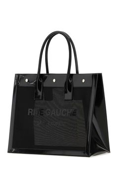 80% Polyamide, 20% Calf leather Rive Gauche Bag, Saint Laurent Women, Saint Laurent Tote, Saint Laurent Handbags, Rive Gauche, Mini Handbags, Saint Laurent Bag, Black Mesh, Womens Tote Bags