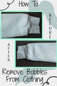 how to remove bobbles from clothing