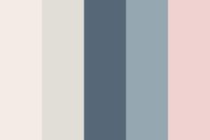 the color palette is pale, blue and pink with some light greys in it