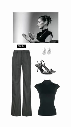 Black Outfits Classy, Outfits Streetwear, Estilo Preppy, Sophisticated Dress, Causual Outfits, Cute Simple Outfits, Dress Design, Elegant Outfit, Simple Outfits