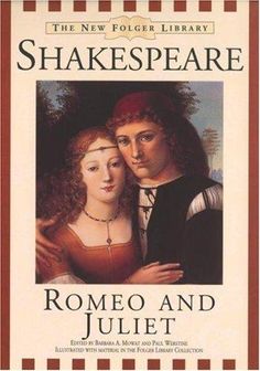 shakespeare's book cover for romeo and julia