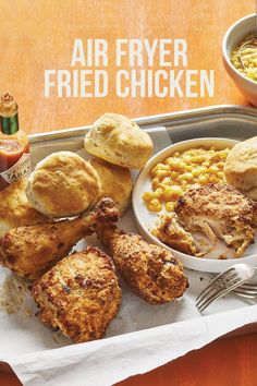 Fried Chicken made in the Air Fryer Chicken For Two, Easy Kabobs, Air Fryer Fried Chicken, Small Air Fryer, Air Fry Recipes, Air Fried Chicken, Fried Chicken Wings, Dinner Side Dishes, Air Fryer Recipes Healthy