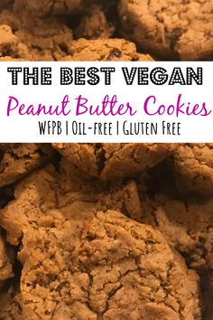 the best vegan peanut butter cookies with oil - free gluten free crust