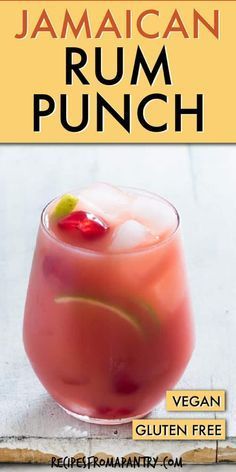 the cover of jamaican rum punch