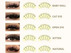 Cluster Lashes Cat Eye, Natural Fake Eyelashes, Lash Tricks, Lashes Tutorial, Birthday Makeup Looks, Lashes Fake Eyelashes, Eyelash Technician, Lash Salon, Perfect Eyelashes