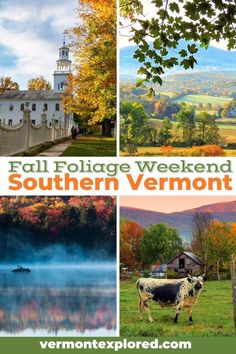 the fall foliage is in full bloom and it's time to visit southern vermont