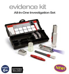 a tool kit with tools in it and its contents laid out on a white background