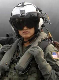 a woman in an air force pilot's uniform