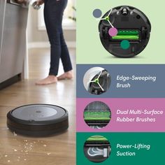 Powerful pick up and powerful performance Pulls in stubborn dirt and messes with a Premium 3-Stage Cleaning System and 10X the Power-Lifting Suction.* Control how you clean with the iRobot HOME app or your voice assistant. Pet Shed, Cleaning Robot, Irobot Roomba, Robot Vacuum Cleaner, Voice Control, Hard Floor, Robot Vacuum, Amazon Home, Powerlifting