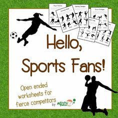 an advertisement for sports fans with the words hello, sports fans written in black and white