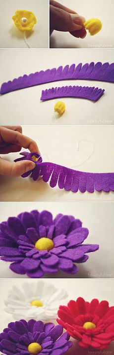 how to make paper flowers that look like feathers