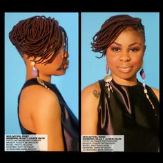 Short Yarn Braids, Freeform Locs With Shaved Sides, Sista Locs With Shaved Sides, Microlocs With Shaved Sides, Layered Sisterlocks, Loc Yarn Wrap, Sisterloc Bangs, Natural Hair Haircuts, Bob Braids Hairstyles