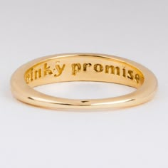 Pinky Promise Ring, Symbolic and Elegant Design Perfect for Couples, 14K Solid Gold Hidden Engraved Message Proposal Ring, Gift For Love  ‣ Feel free to contact me if you have any questions. ‣ For Any kind of personalization's please write down in personalization box (i.e. engraving, Stone Change) ‣ For wholesale discounts please get in touch. ‣ All jewelry items will come to you nicely packed inside a fancy gift box. ‣ Gemstone color may slightly vary from listed image due to the Studio lightin Pinky Promise Ring, Local Eclectic, Preppy Jewelry, Zierlicher Ring, Ringe Gold, Jewelry Accessories Ideas, Pinky Promise, Promise Rings For Her, Big Rings