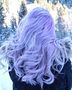 Lavendar hair kamillemonson.com Pastel Purple Hair, Colored Curly Hair, Lavender Hair, Hair Color Purple, Dye My Hair