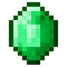 an image of a pixellated green object