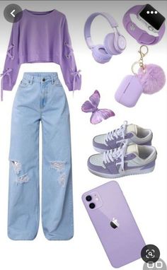 Mode Purple, Purple Outfit, Purple Outfits